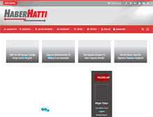 Tablet Screenshot of haberhatti.com